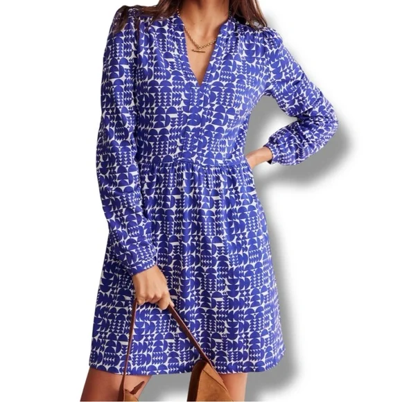 blue lace cami dress Boden Women's Amy Short Jersey Dress in Blue